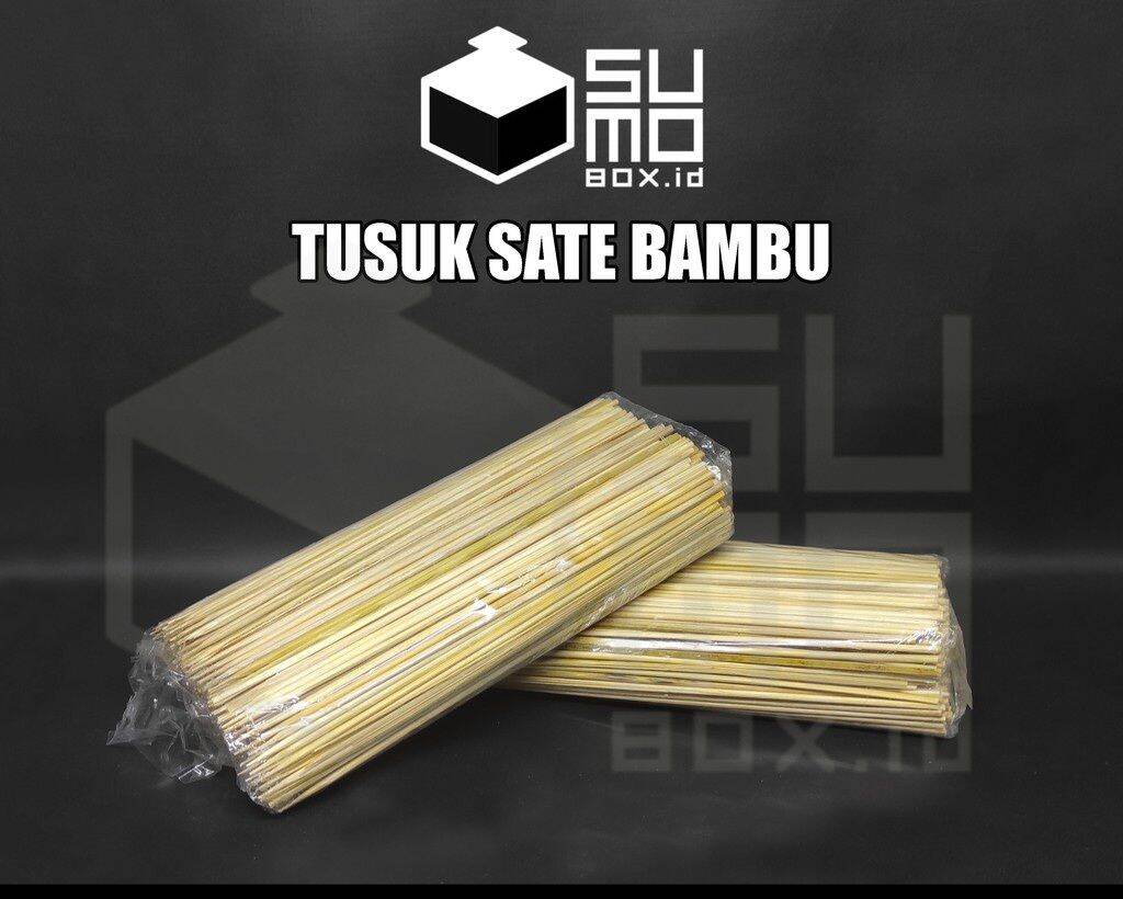 Tusuk Tusukan Sate Halus Bambu Panjang 20cm 25cm 500gr Lazada Indonesia