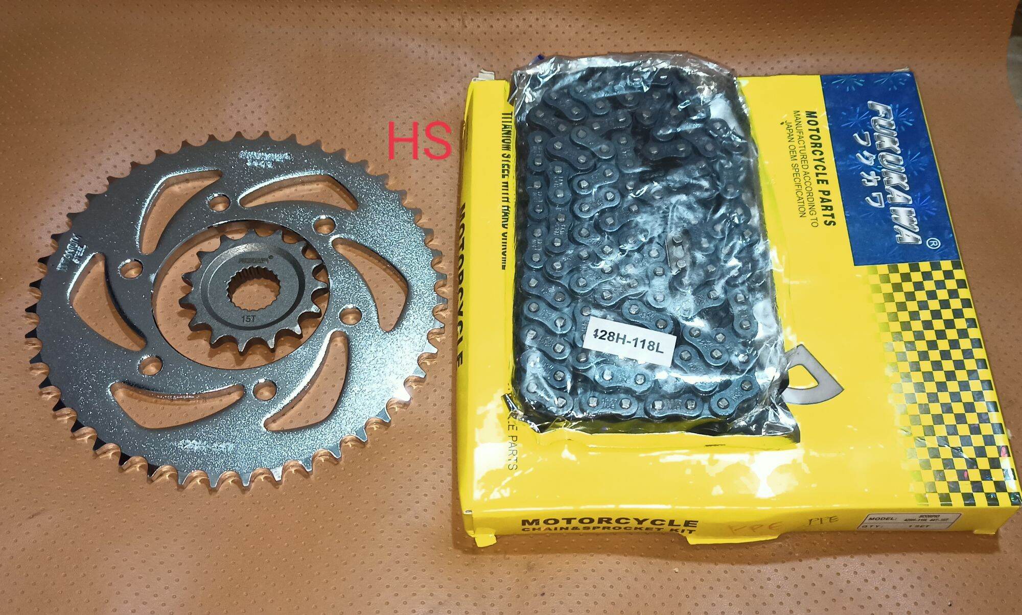 Gir set gear set Scorpio z tebal 428H118L 44T15T Lazada Indonesia