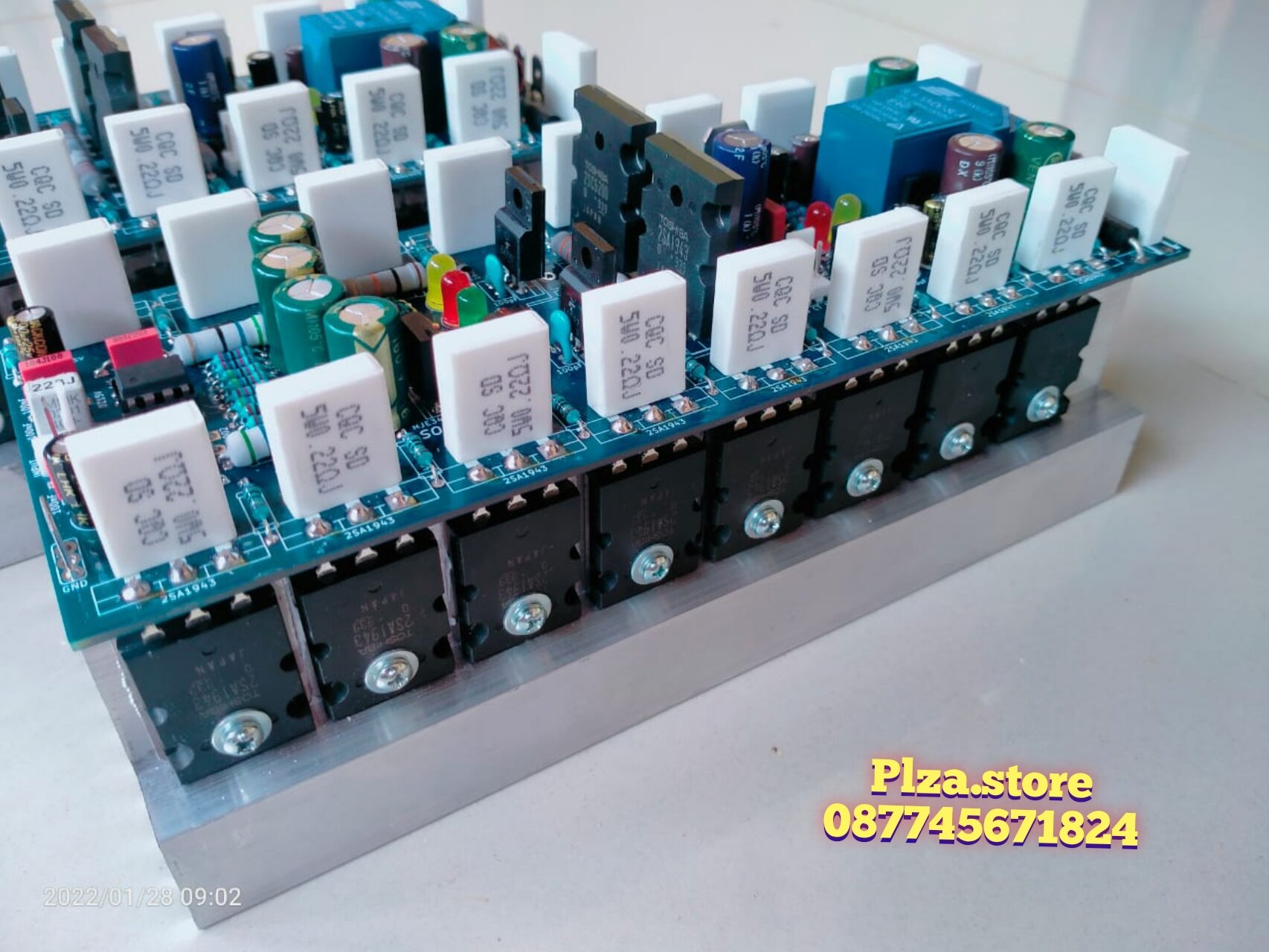 Kit Driver power amplifier Socl 506 2u TEF tinggal colok PSU komponen