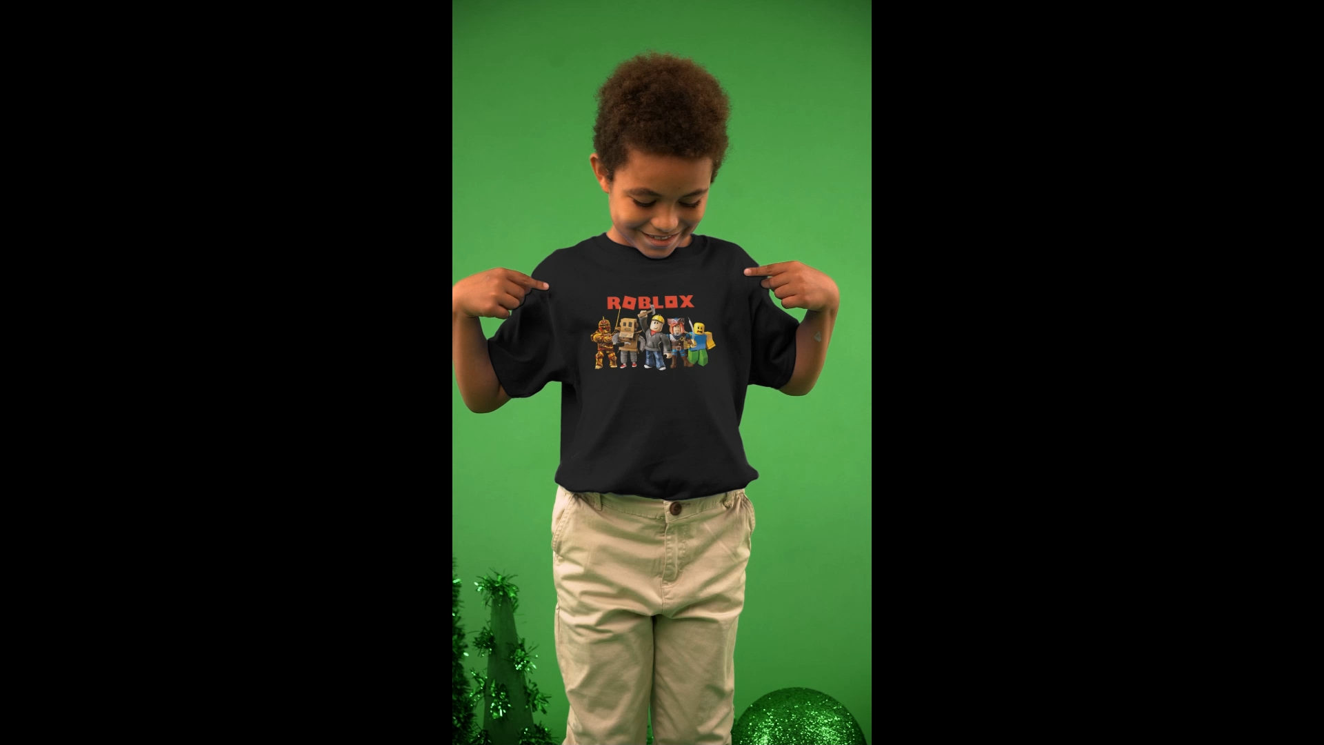 BC011 Kaos Anak Logo Roblox Kaos Game Anak