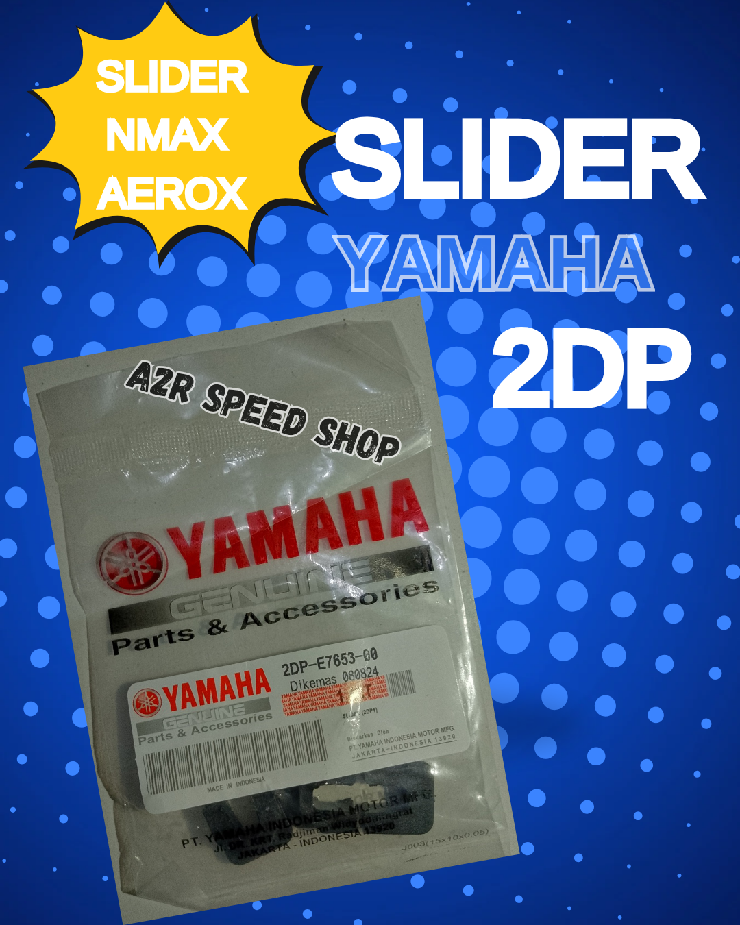 SLIDER PIECE NMAX OLD NMAX NEW AEROX 155 KODE 2DP Harga 8,000 rupiah*Gratis Ongkir