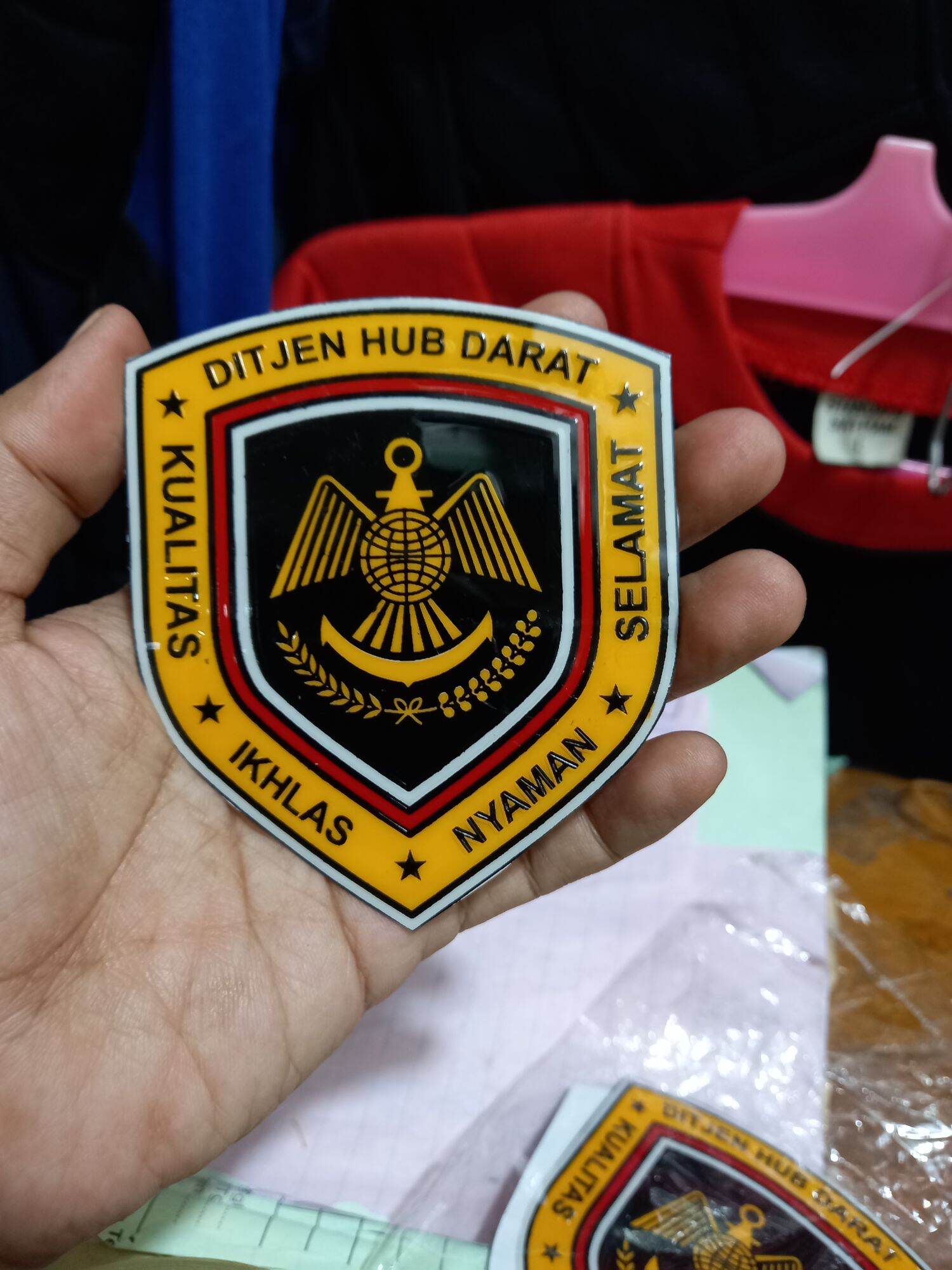 Stiker Embos Stiker Mobil Ditjen Hub Darat | Lazada Indonesia