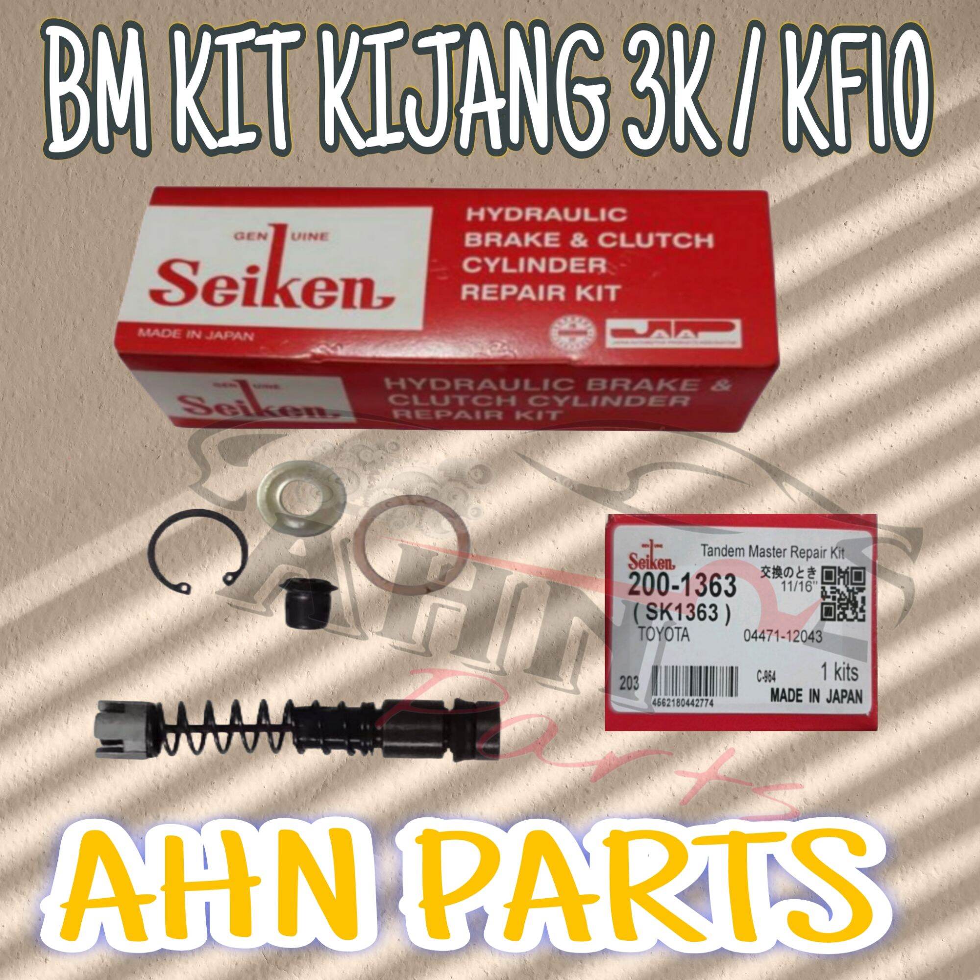 BRAKE MASTER BM KIT ISI MASTER REM 11/16 TOYOTA KIJANG 3K KF10 04471-12043 SEIKEN Harga 53,250 rupiah*Gratis Ongkir