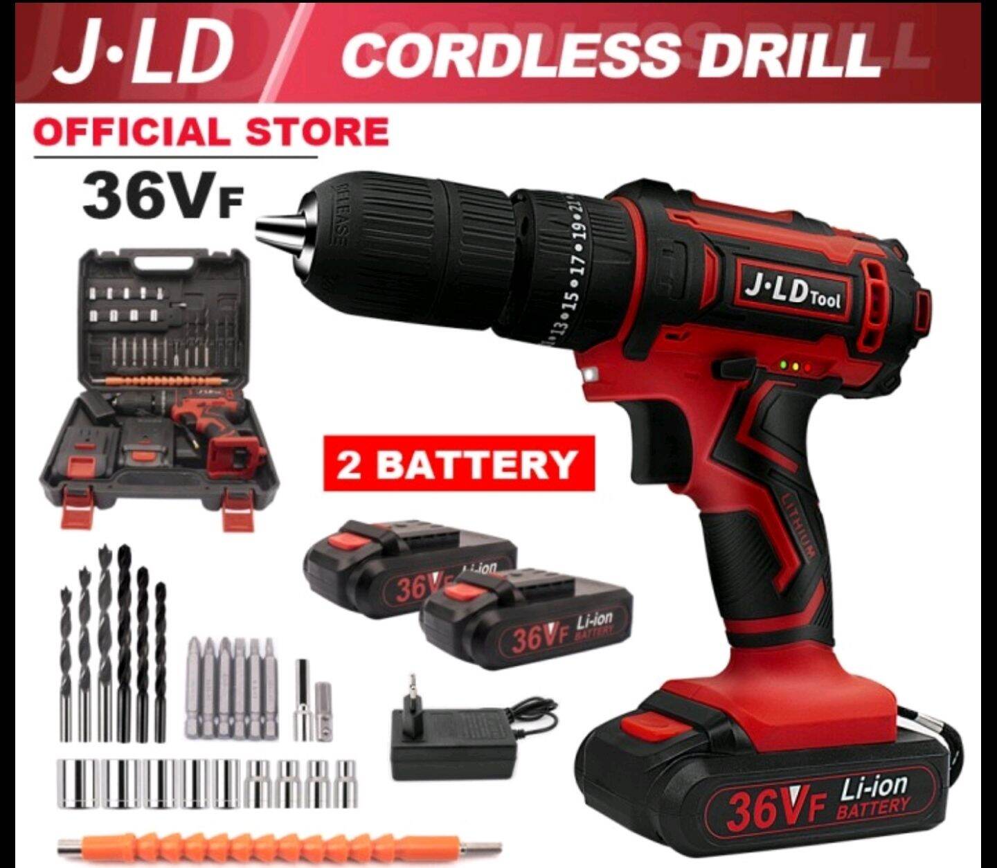 Bor Baterai - Bor Tangan - Impact Drill 