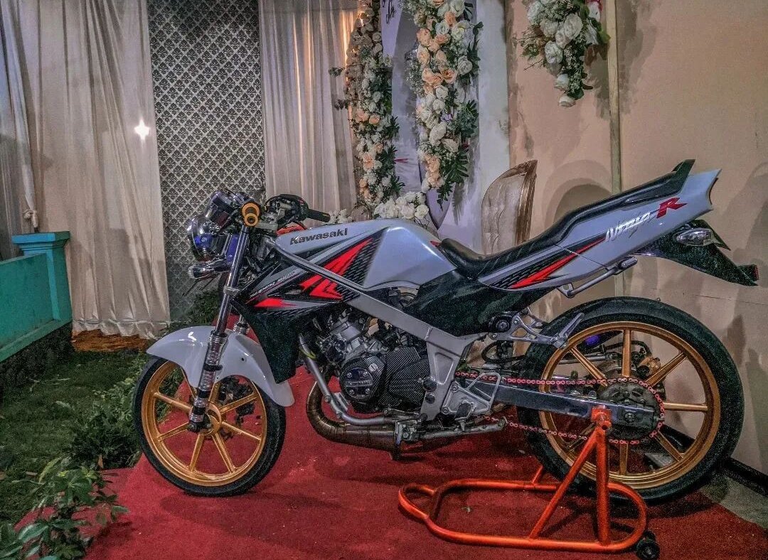 modifikasi ninja putih l