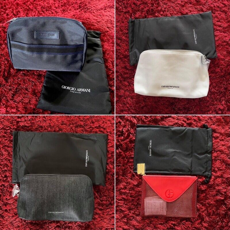 giorgio armani makeup bag