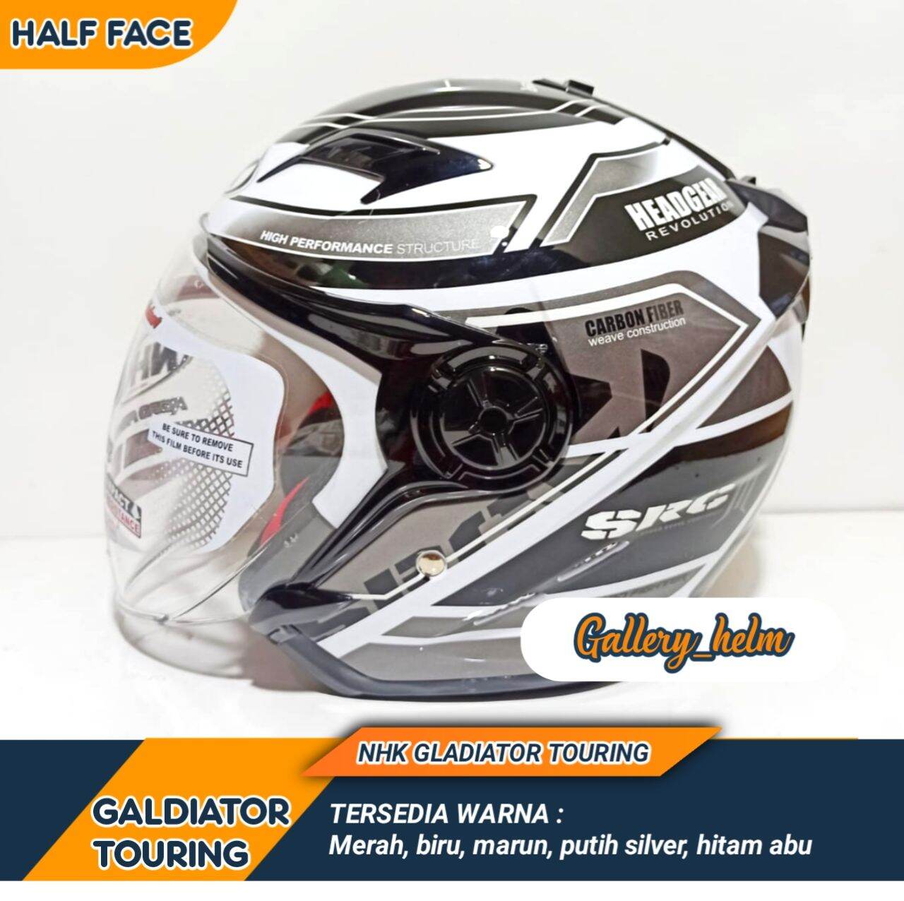 helm half face touring