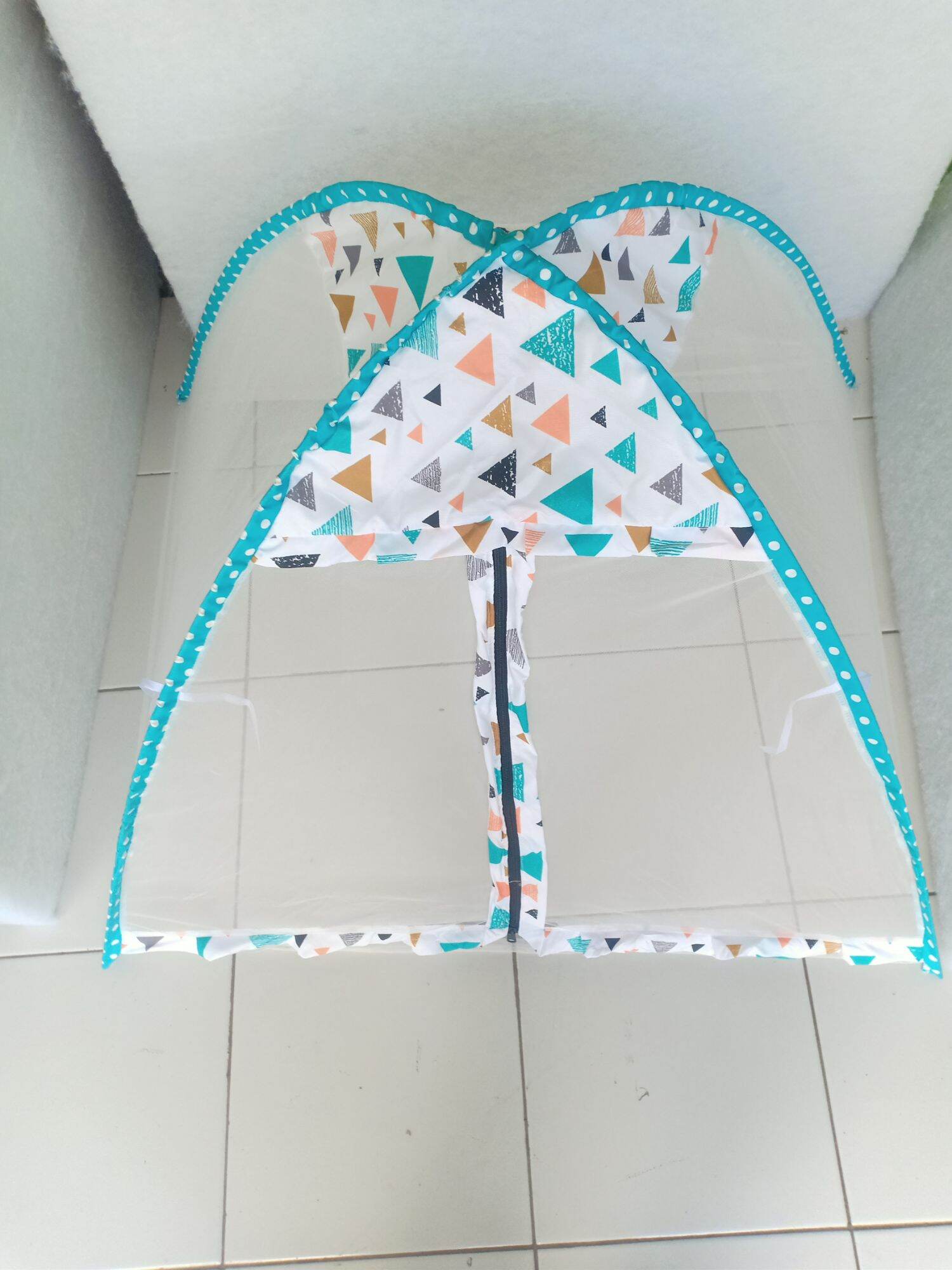 tenda kulambu bayi multi pungsi bisa dilipat anti nyamuk dan serangga. diameter 100x60cm.