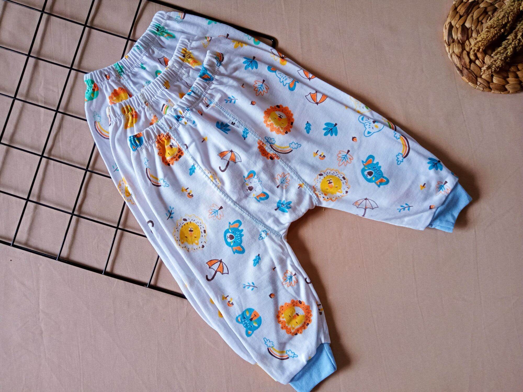Terbaru 6 PCS Celana Pempers Bayi/Celana Panjang Pempers Bayi Baru Lahir Unisex -Pelangi Baby