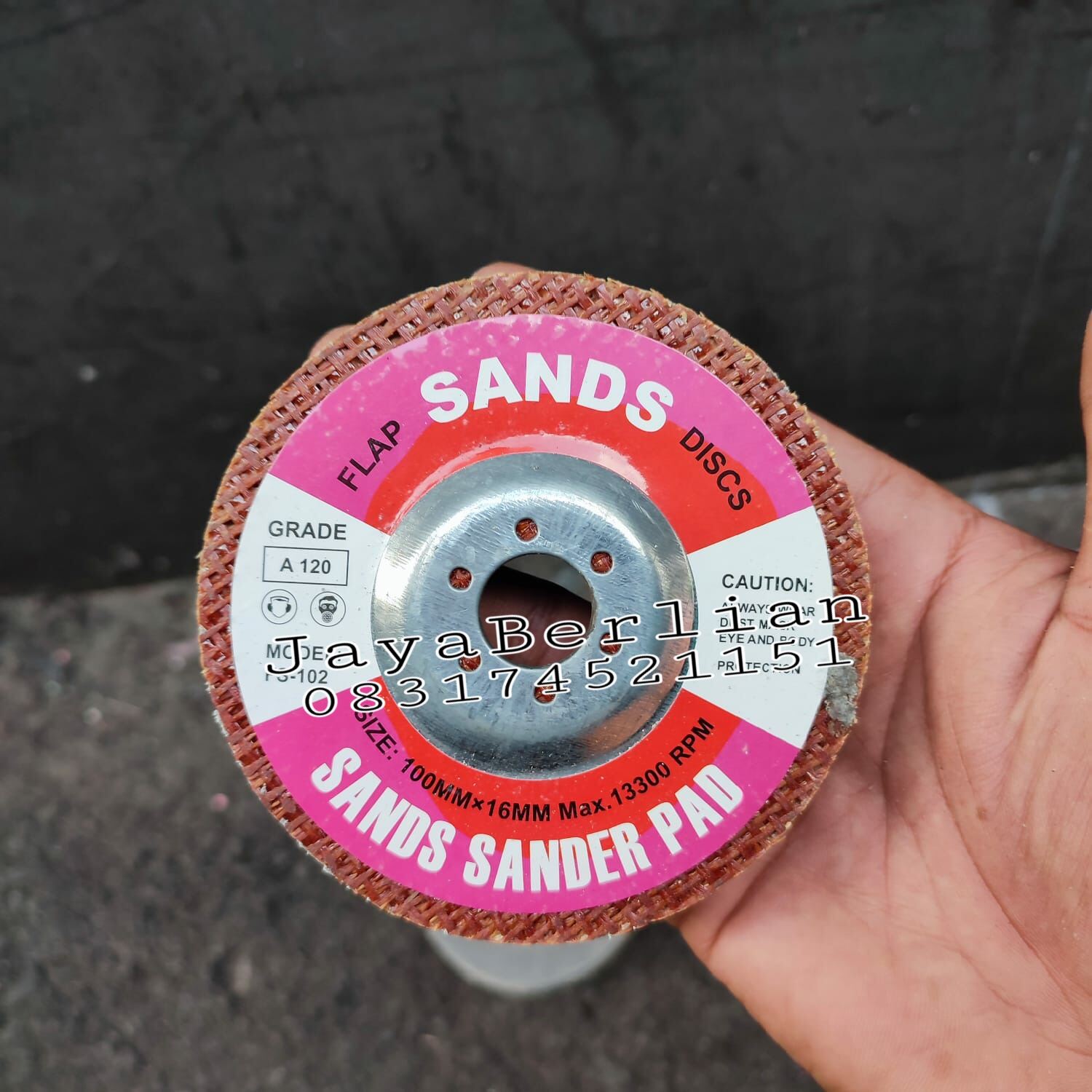 SANDS Batu gerinda Amplas Polising Pad 4" Batu Gerinda Susun Model FS