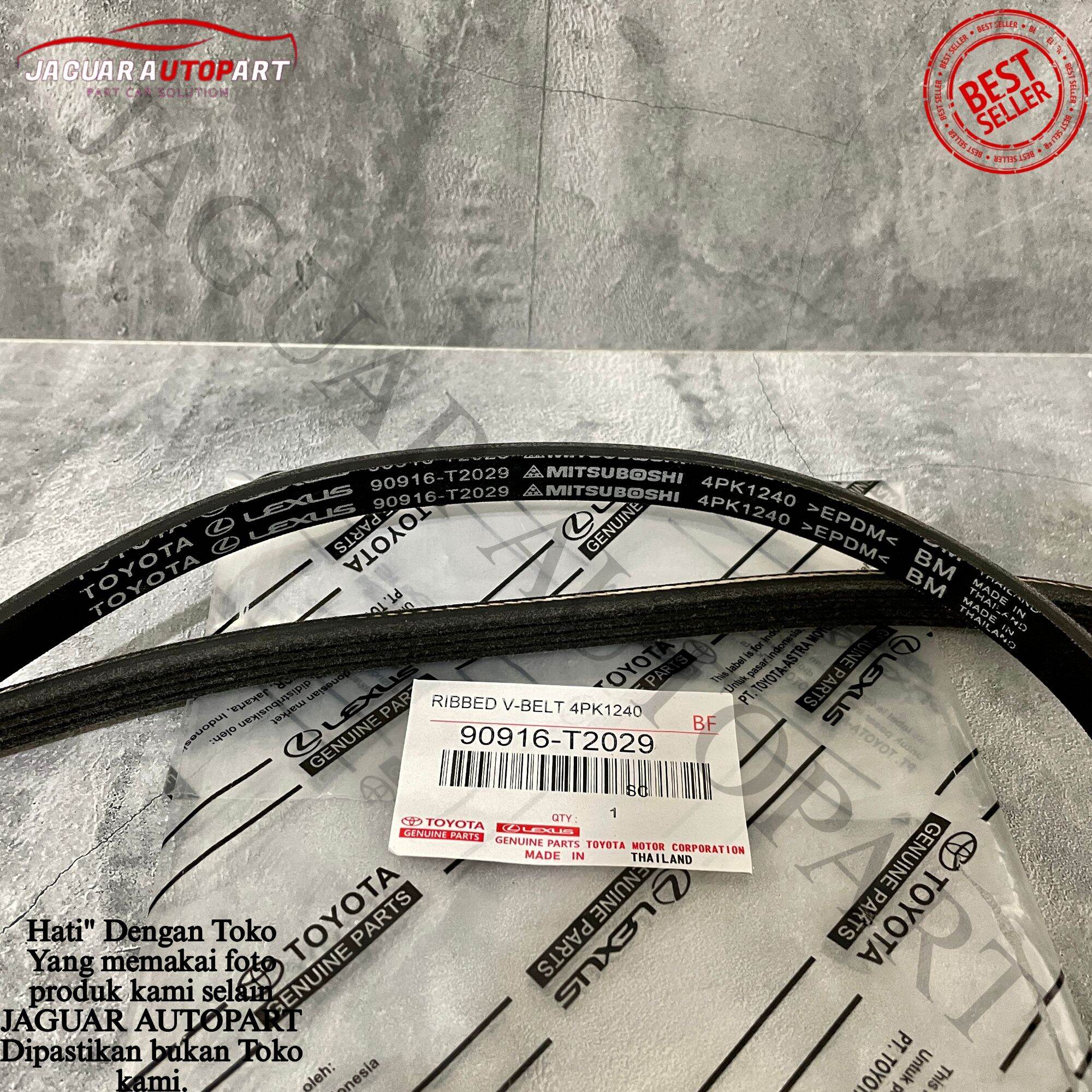 FAN BELT VAN BELT V-BELT TALI KIPAS VIOS LIMO 2003-2006 ORIGINAL 4PK1240 Harga  75,000 Ringgit*Penghantaran Percuma