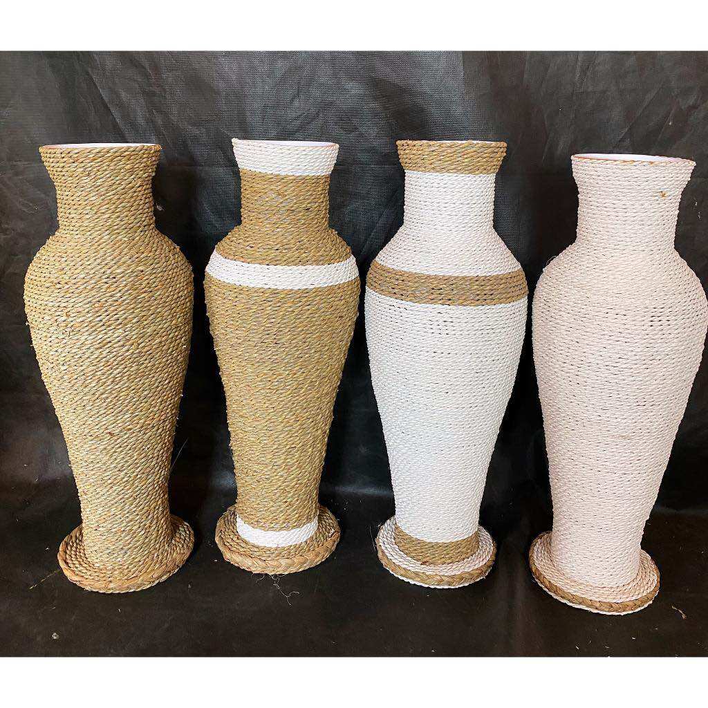Aesthetic 50 cm Rattan Vase for Dried Flowers