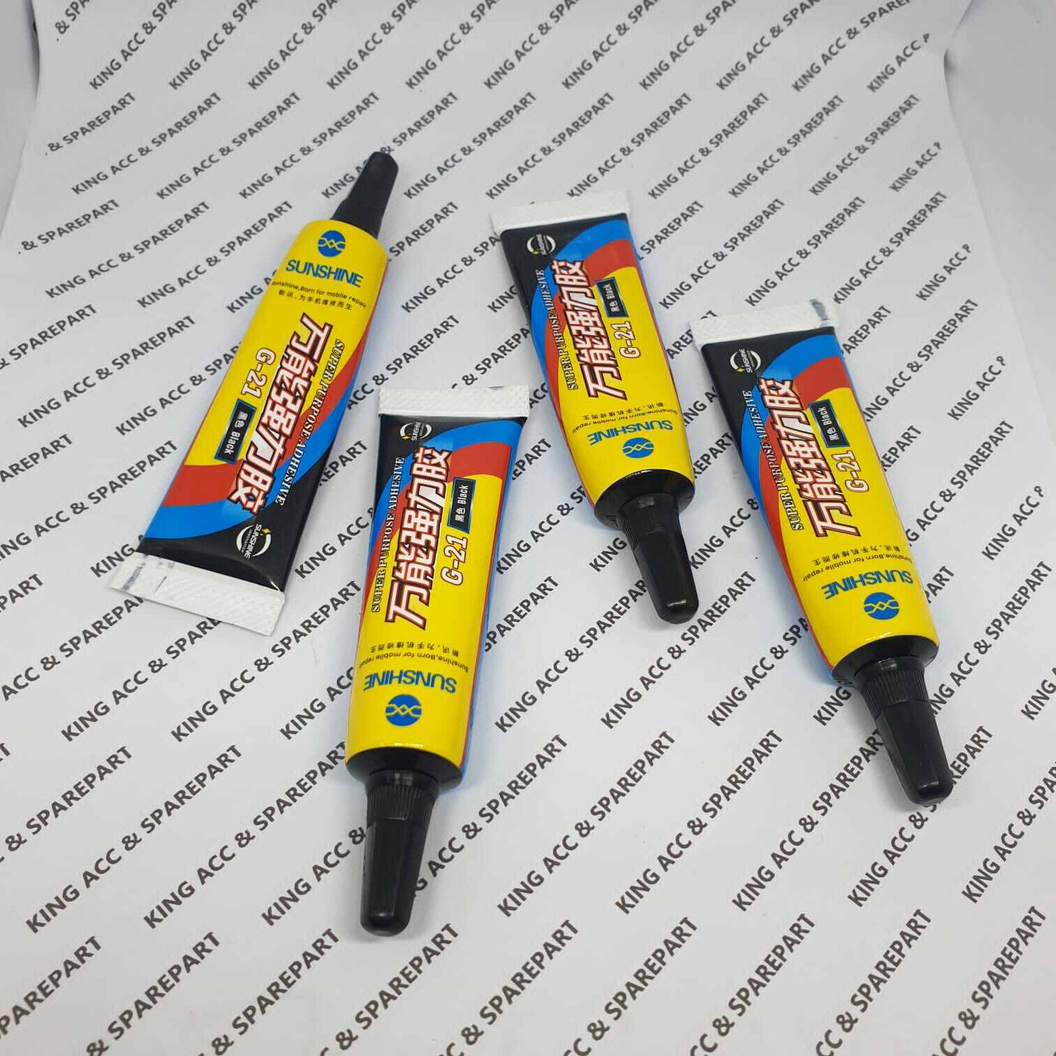 LEM LCD TOUCHSCREEN SUNSHINE G-21 G21 15ML - 50ml BLACK Harga 10,000 rupiah*Gratis Ongkir