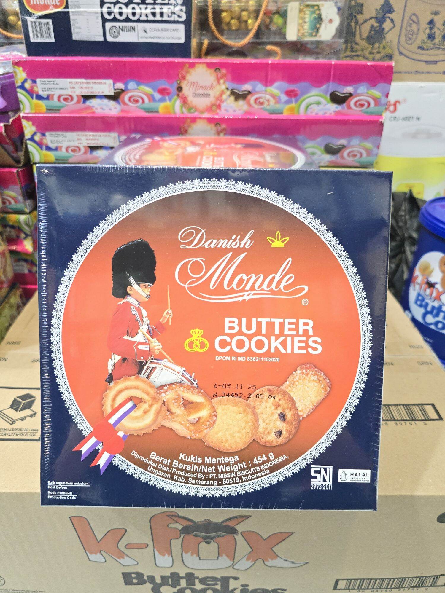 Biscuits Monde Butter Cookies KUE Lebaran UK 454gram