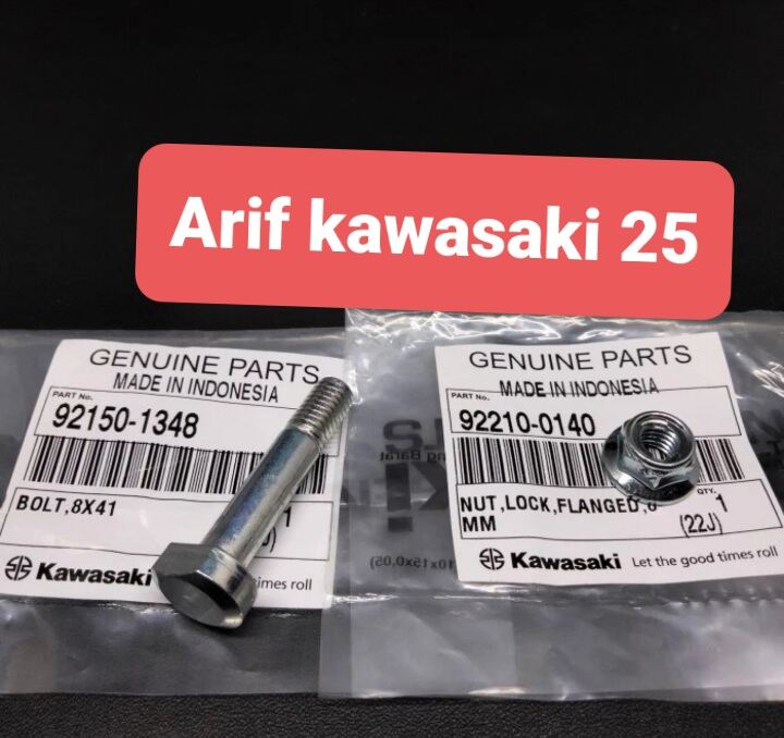 Baut gear gir belakang napger nap gir plus mur ninja 150 r rr ss new