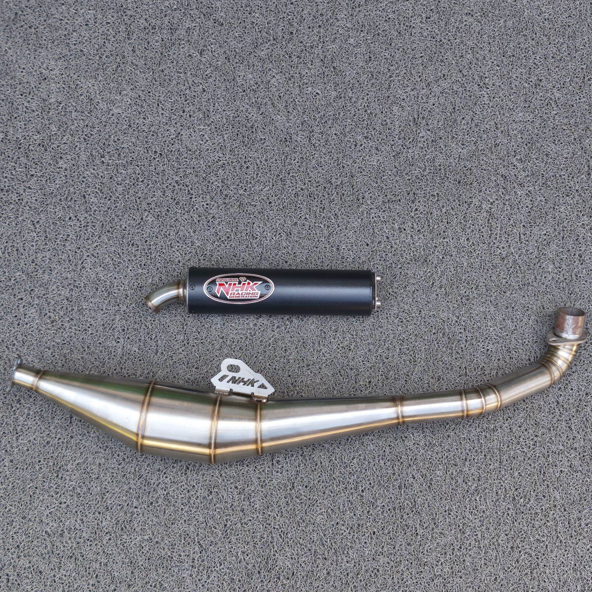 Exhaust NHK Fiz R f1zr fizr Force 1 Alfa Sigma stainless material crisp sound Harga 700,000 rupiah*Gratis Ongkir