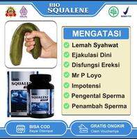 Obat Lemah Syahwat Susah Bangun Mr P Loyo Susah Berdiri Impoten Ejakulasi Dini Penambah Sperma Dan kental Pria Bio Squalene Softgel cod