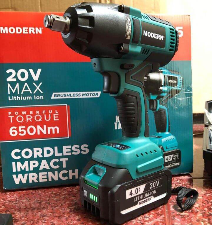 Bor Cordless Impact Wrench MODERN M65 M 65 Mesin Buka Baut Mobil Motor ...