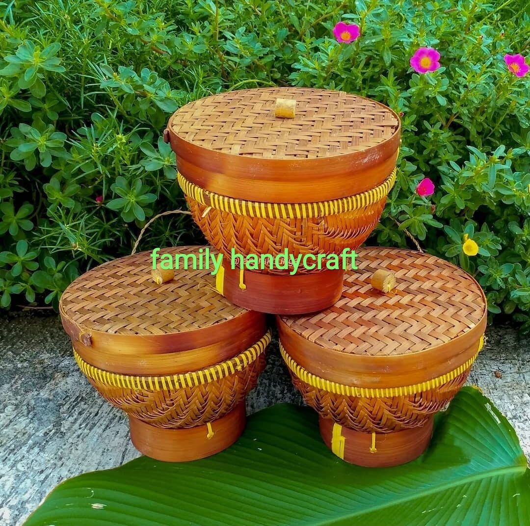 Bakul Nasi Bambu Jaman Dulu
