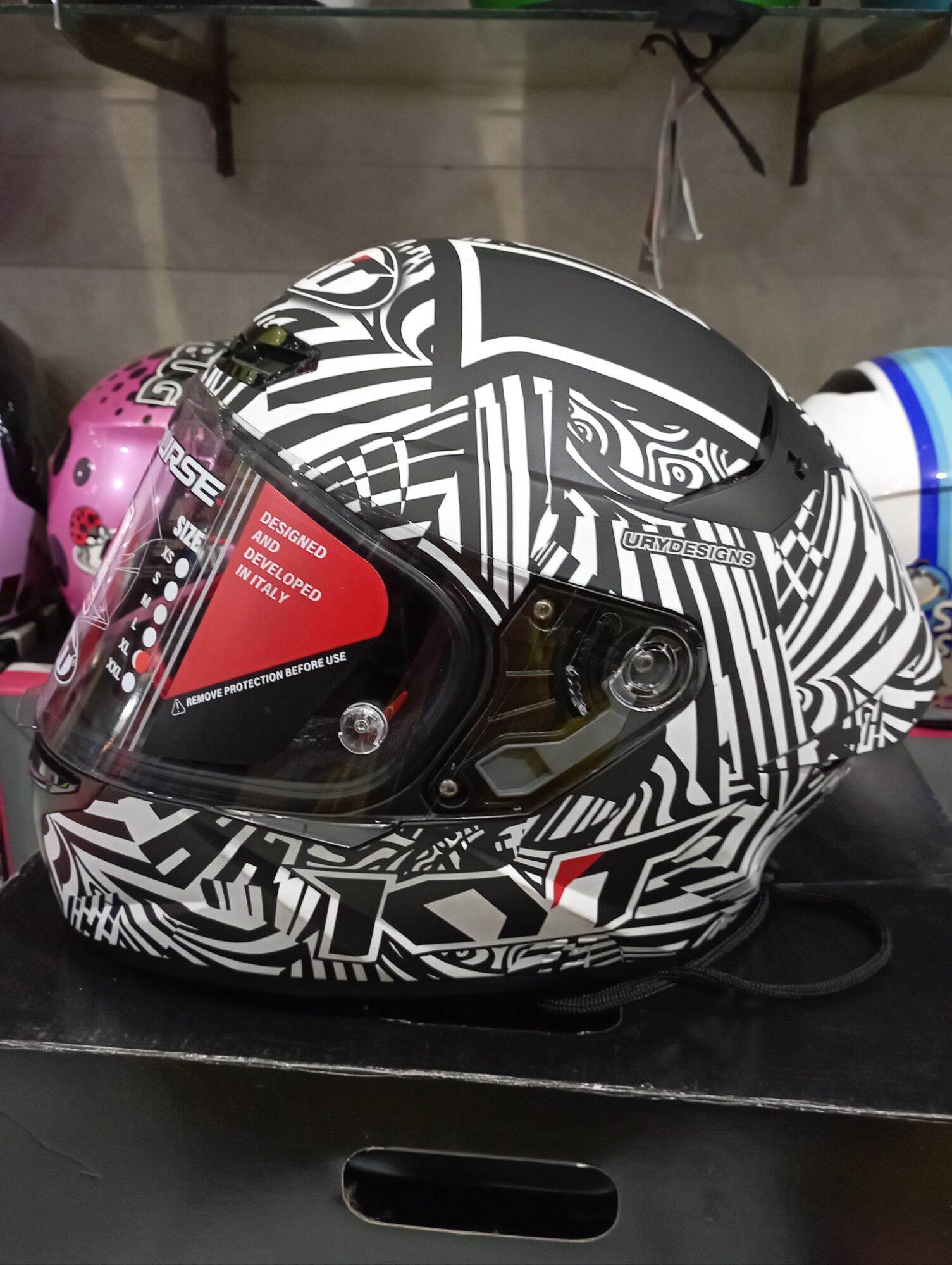 KYT TT COURSE MOTIF ESPARGARO FULLFACE SNI ORIGINAL HELM Harga 1,670,000 rupiah*Gratis Ongkir