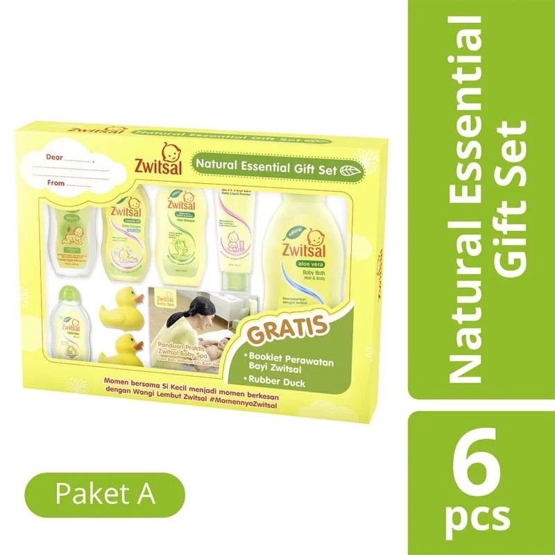 Zwitsal Natural Essential Gift Set | Zwitsal Baby Spa Gift Box