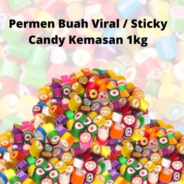 Permen Viral Sticky Candy Mix Kemasan 1kg Lazada Indonesia 8373