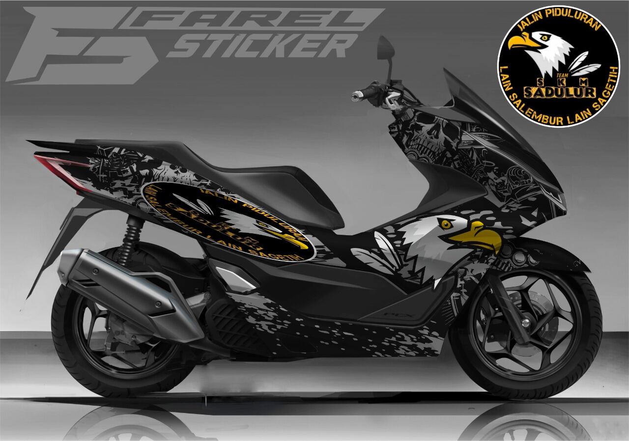 Stiker Decal Variasi Honda Pcx Full Body Sticker Full Body Honda