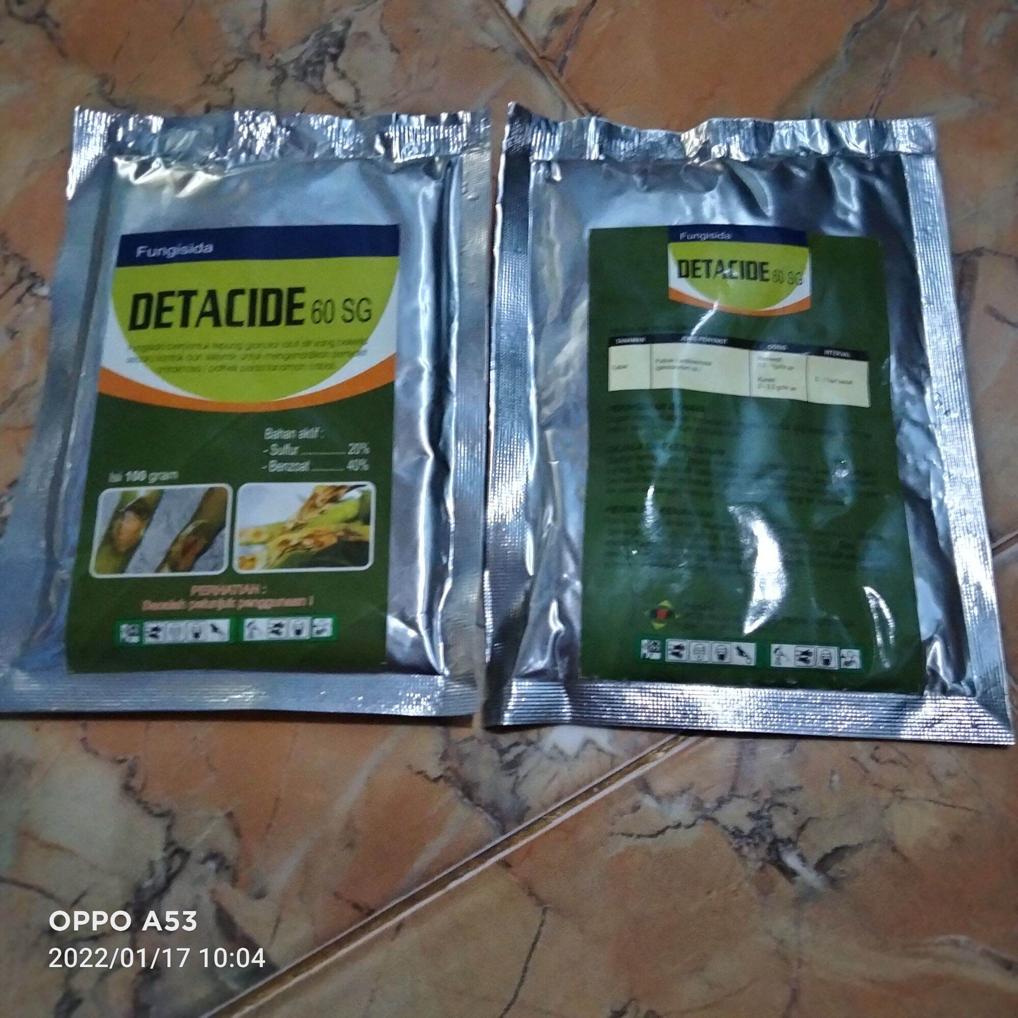 Fungisida Detacide Sg Gram Kontak Sistemik Untuk Obat Pathek Lazada Indonesia