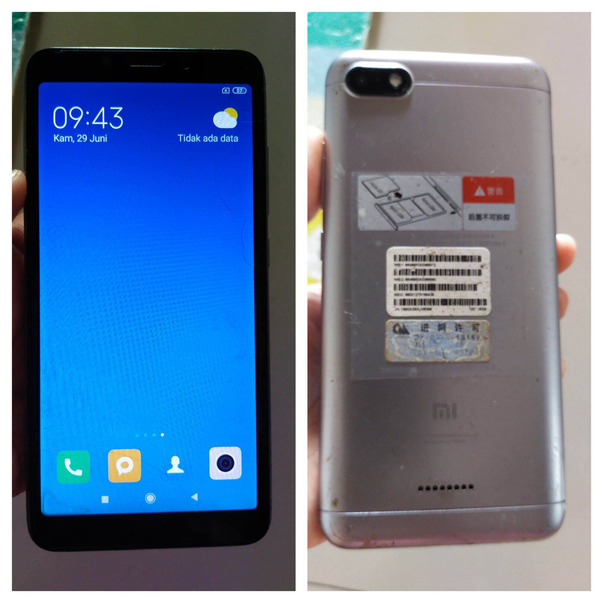 hp second xiaomi redmi 6a