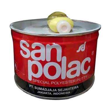 Dempul Sanpolac Dempul Mobil Motor Besi Kayu Dempul Serbaguna San Polac Dempul + Harderner + Kape (250gram) Harga 24,205 rupiah*Gratis Ongkir