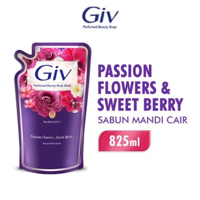 GIV Sabun Mandi Cair passion Flower 825ml