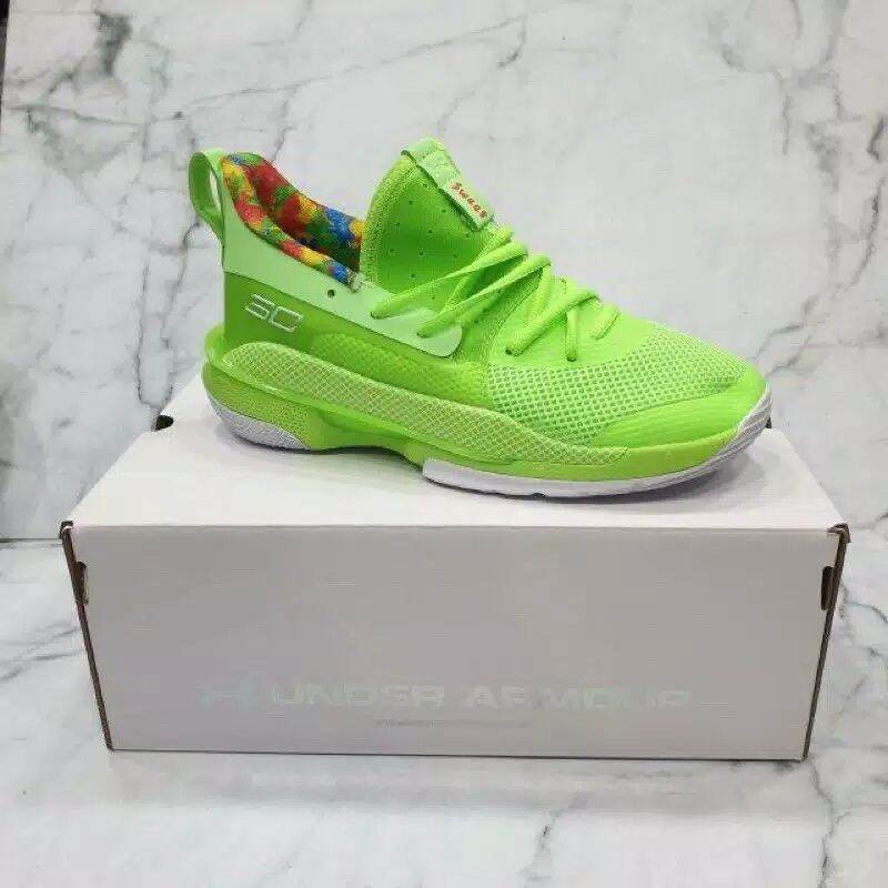 curry 7 neon green