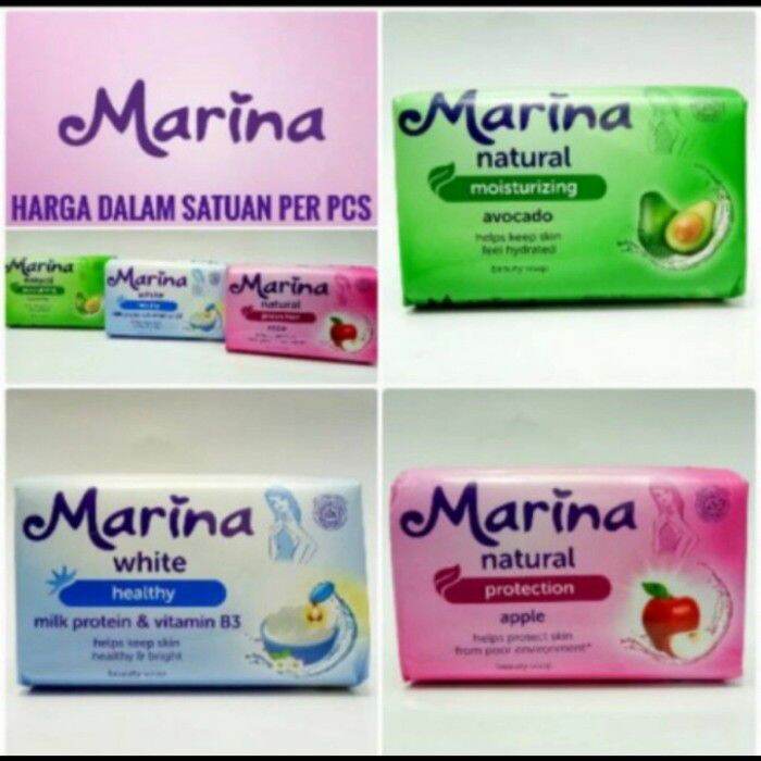 Sabun mandi batang marina 60gr Termurah! isi 1/3 pcs | Lazada Indonesia