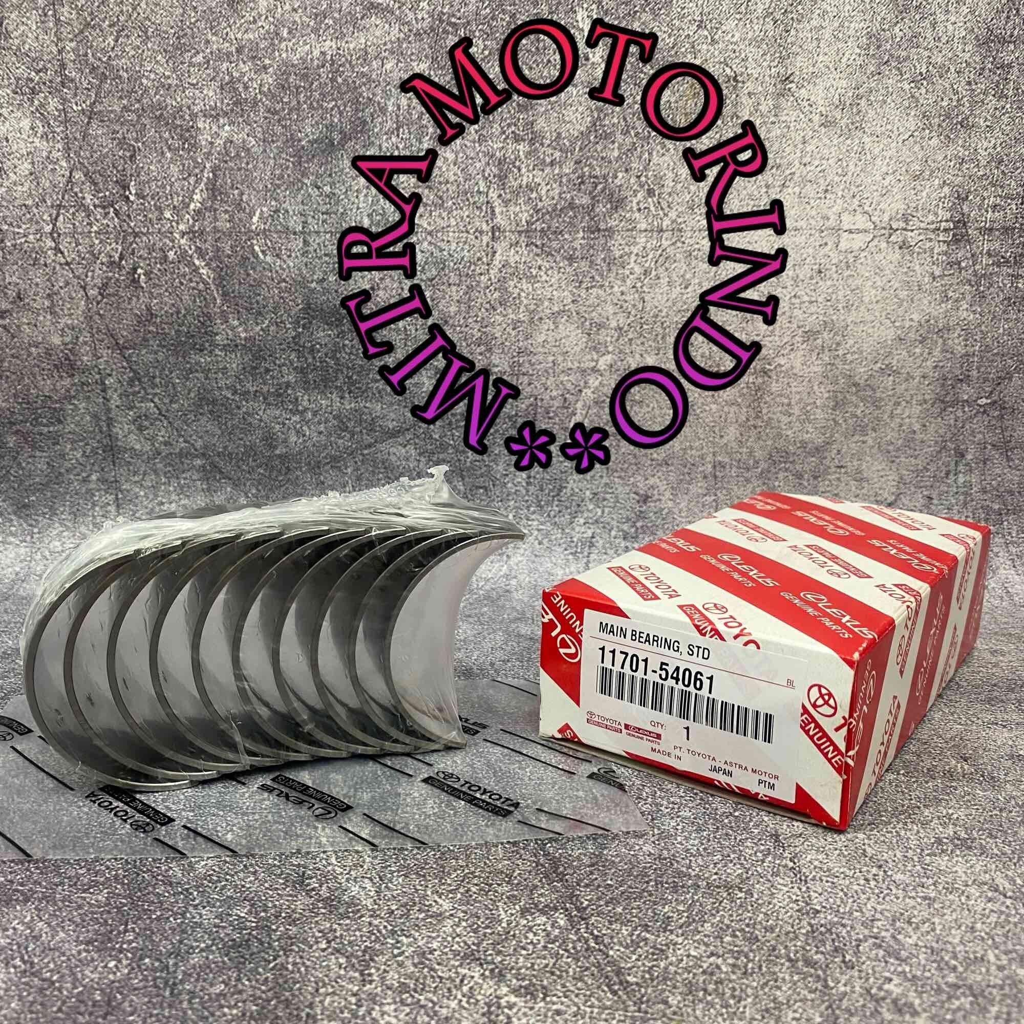 Metal Duduk/Main Bearing STD Toyota Kijang Diesel 2L/2L-T/3L/11701-54061 Harga 263,000 rupiah*Gratis Ongkir