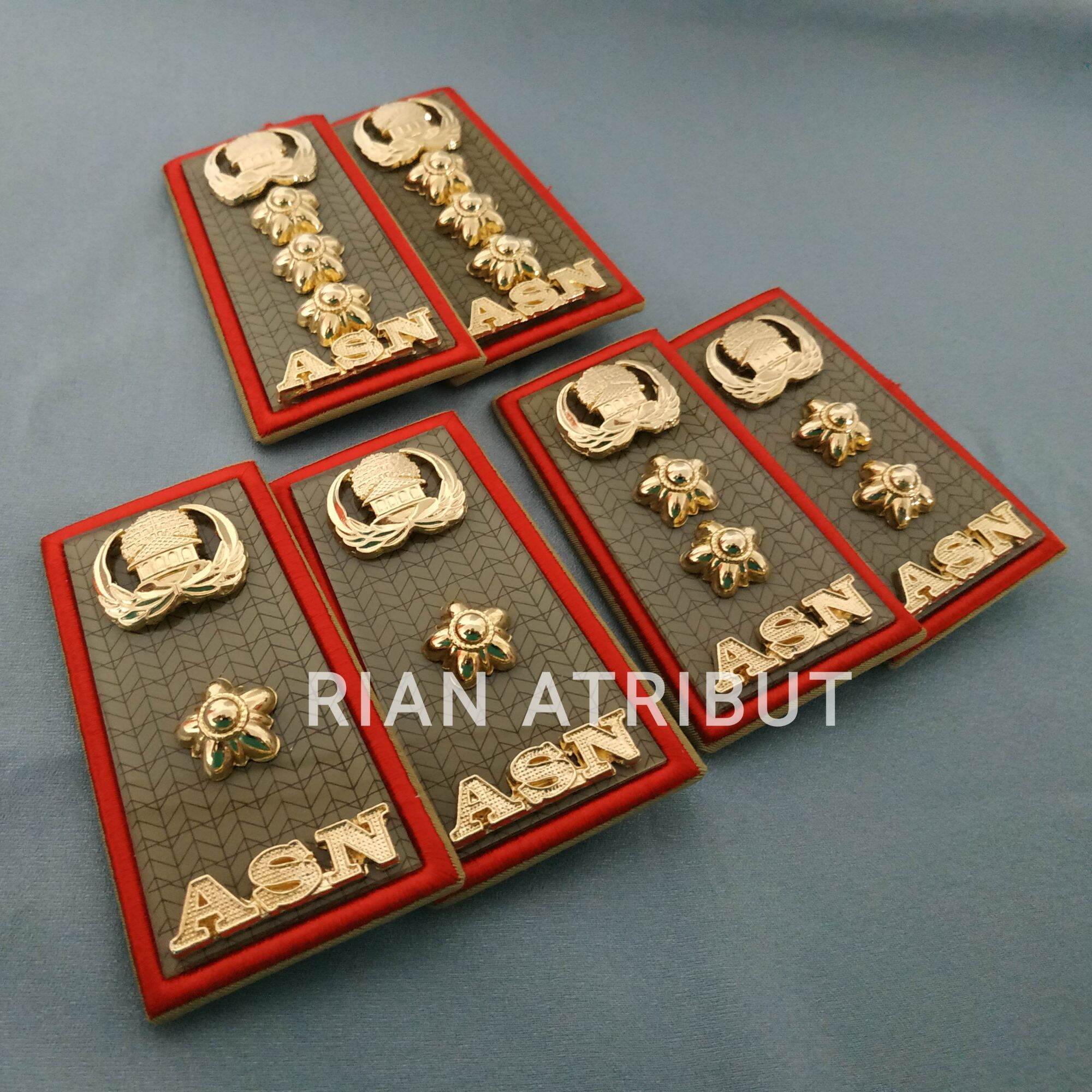 PANGKAT ASN LIS MERAH GOL 3D, 4A,4B | Lazada Indonesia