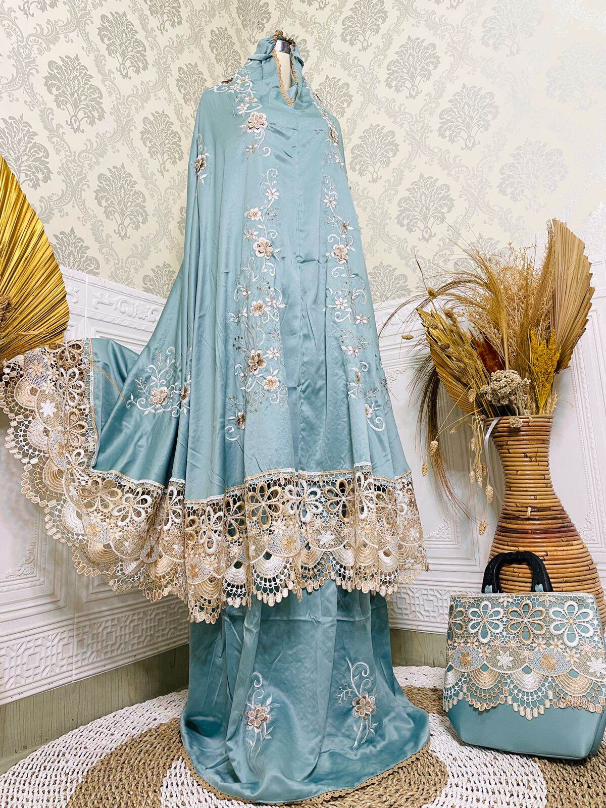 mukena luna jasmine 3D
