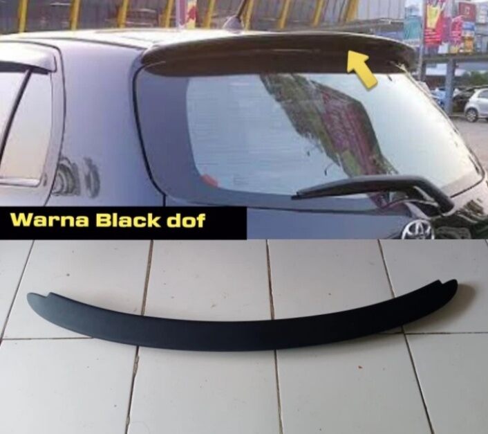 spoiler slim toyota Yawis bakpao 2004--2011 original hitam doff Harga 500,000 rupiah*Gratis Ongkir