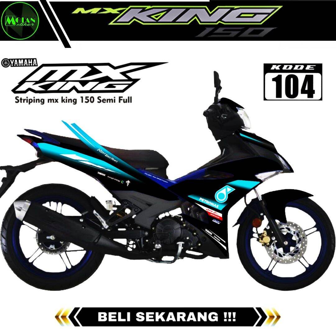 Decal Sticker Striping Variasi Semi Fullbody Jupiter Mx King 150 Jupiter Mx 150 Motif Sky