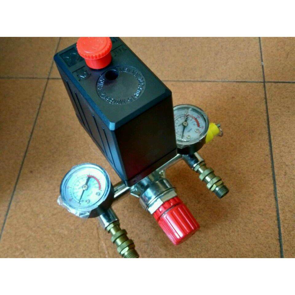 wipro Otomatis Kompresor Regulator Set Lengkap Automatic Air Compressor ...