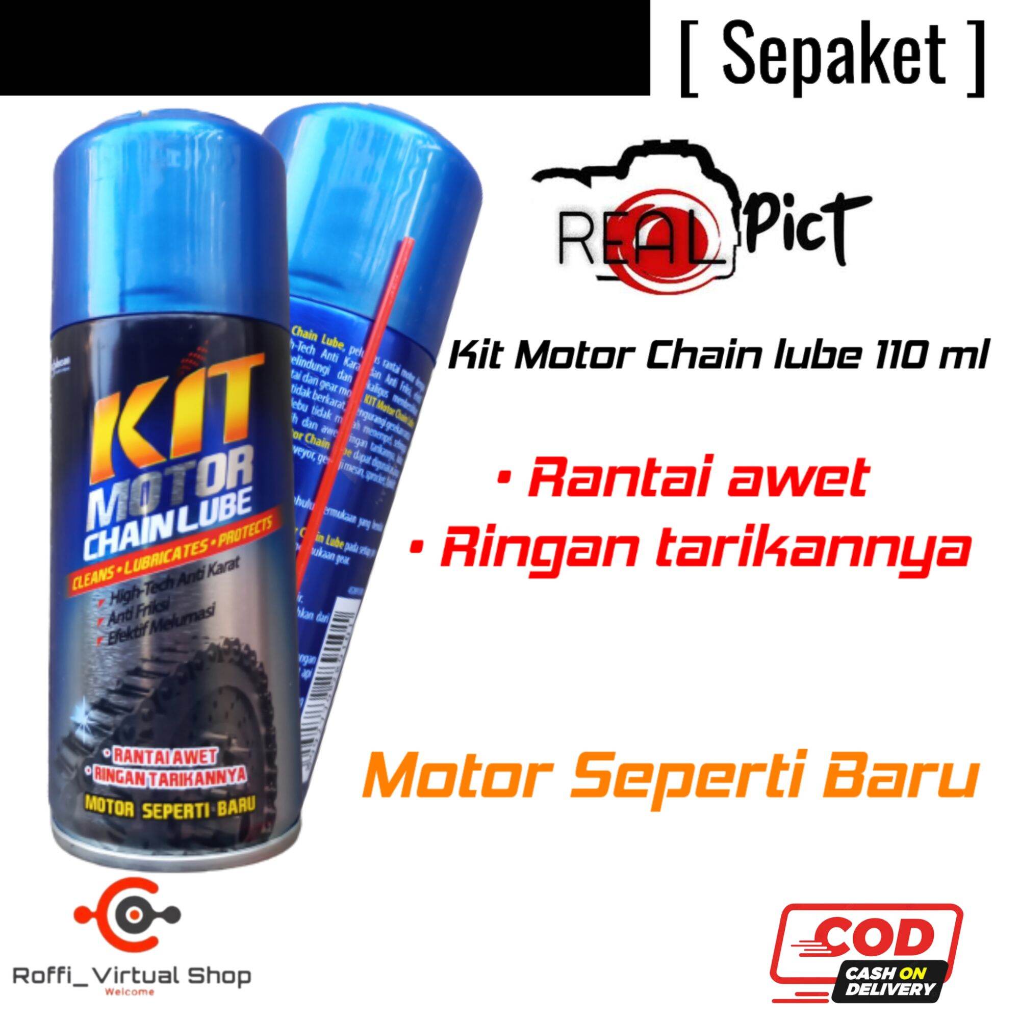 KIT Motor Chain Lube Aerosol 110 ml Cairan Pelumas Rantai Motor