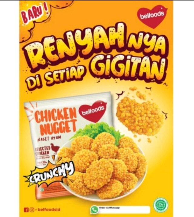 Belfoods Chicken Nugget Crispy Gr Lazada Indonesia