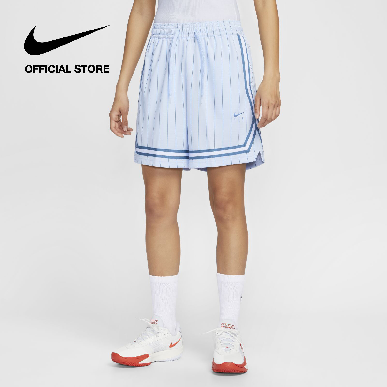 Nike Women's Fly Crossover Basketball Shorts - Blue Tint [FZ5511-423] Harga  414,730 rupiah*Gratis Ongkir