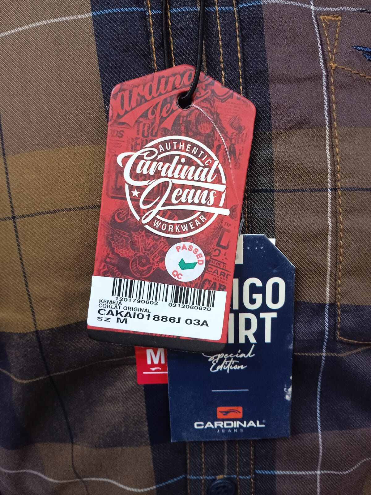 TERBARU) KEMEJA CARDINAL JEANS PRIA 