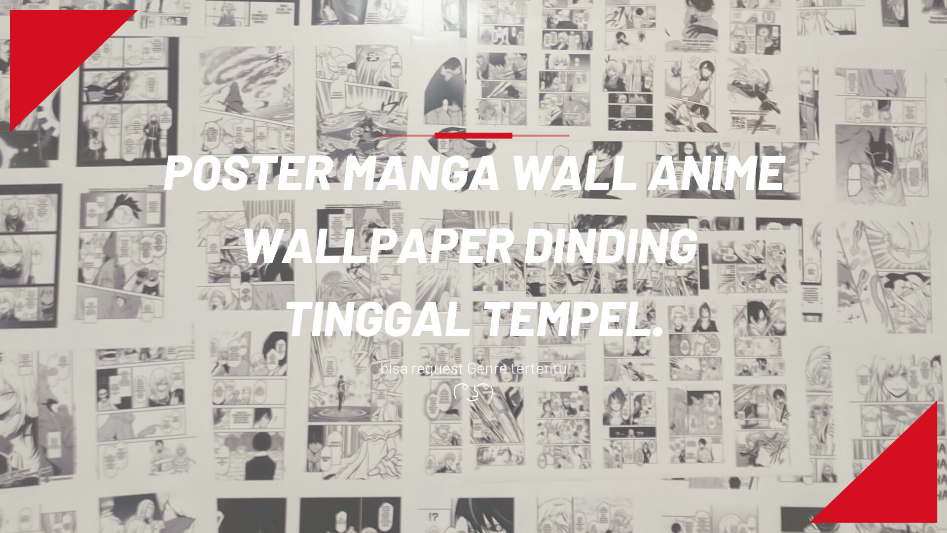 Poster Manga Wall Anime Wallpaper Dinding Komik Tinggal Tempel Bisa