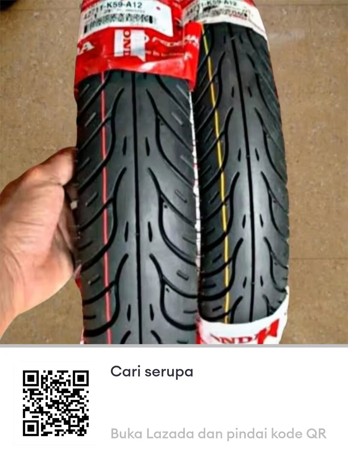 PROMO SEPASANG BAN METIK UKURAN 80/90 90/90 TUBLES MURAH Harga 19,000 rupiah*Gratis Ongkir