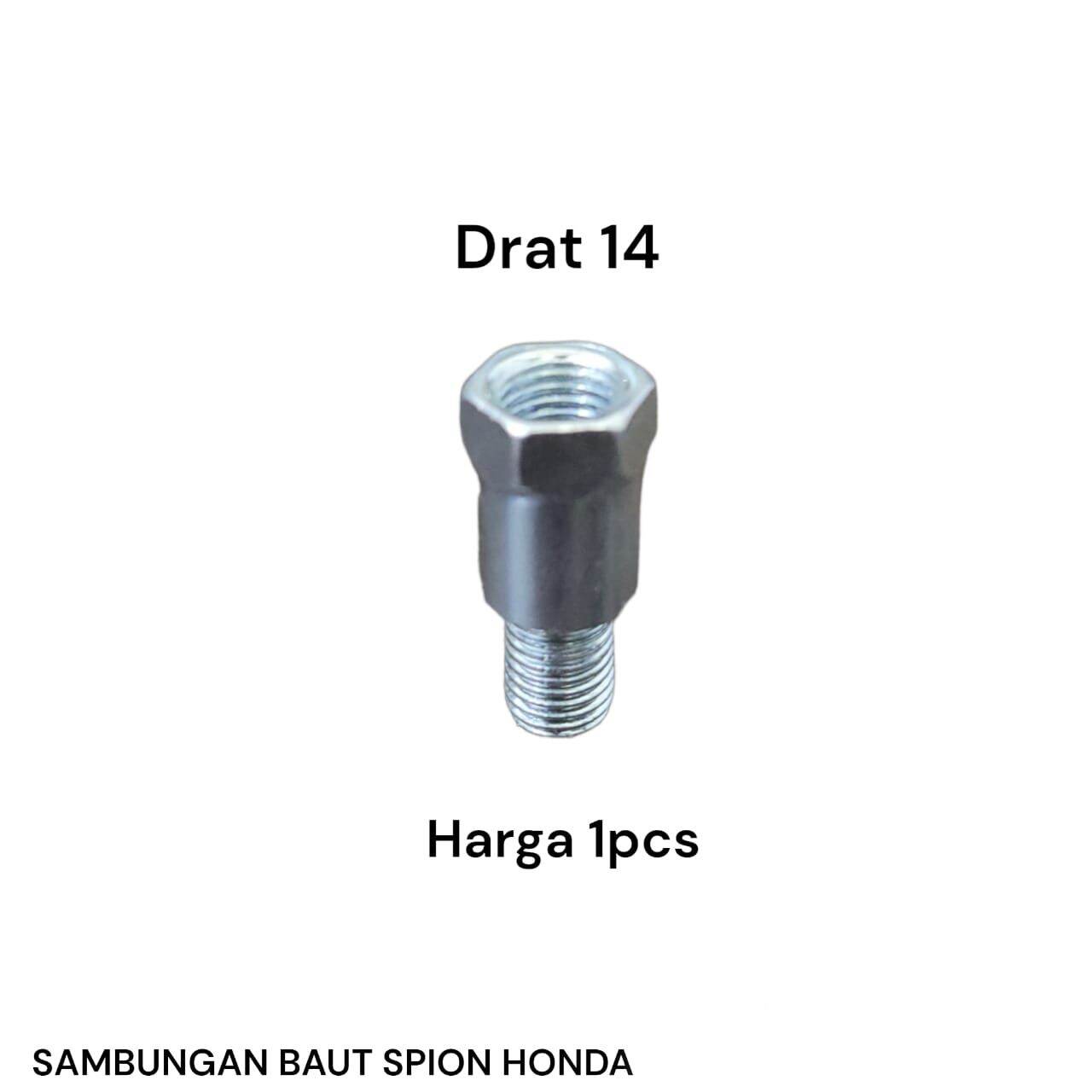 Adaptor Sambungan Drat Spion Yamaha Ke Honda Import Peninggi Spion Drat