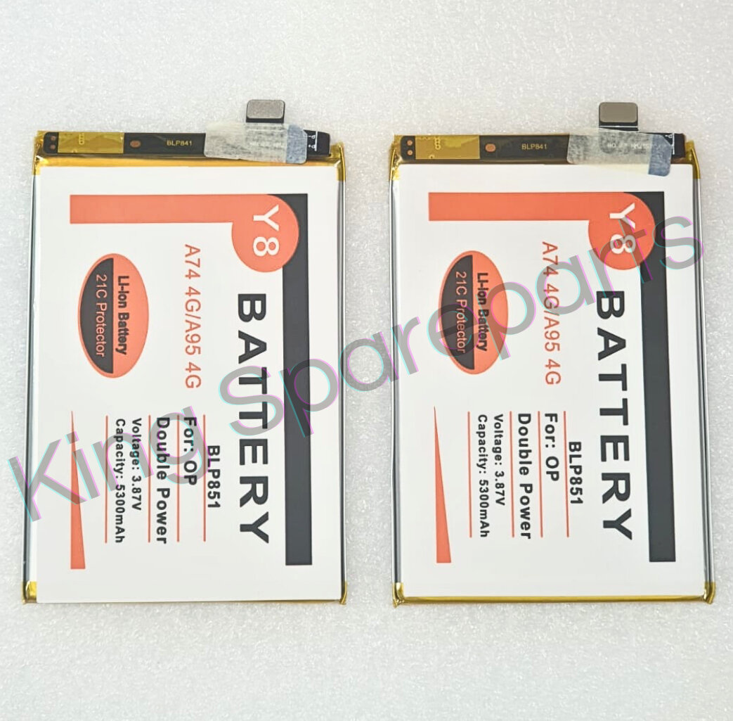 Oppo A74 4G / A95 4G Battery Battery blp851 double power Y8 battery Harga 100,000 rupiah*Gratis Ongkir