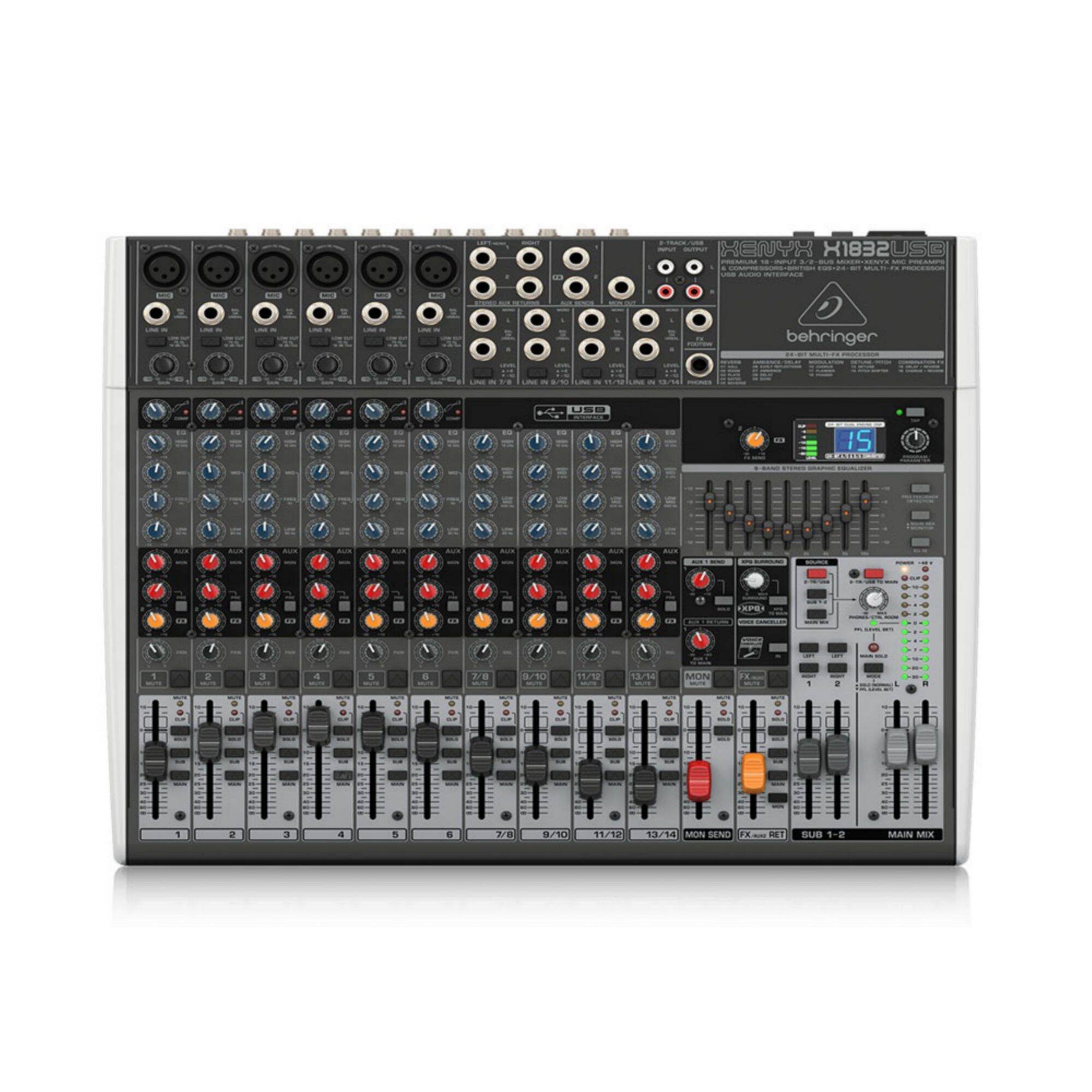 Mixer Audio BEHRINGER XENYX X 1832 USB ORIGINAL XENYXX1832 USB | Lazada ...
