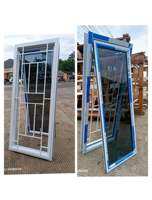 jendela aluminium lengkap teralis 100x50//120x50cm 3inc lengkap asesoris free packing kayu