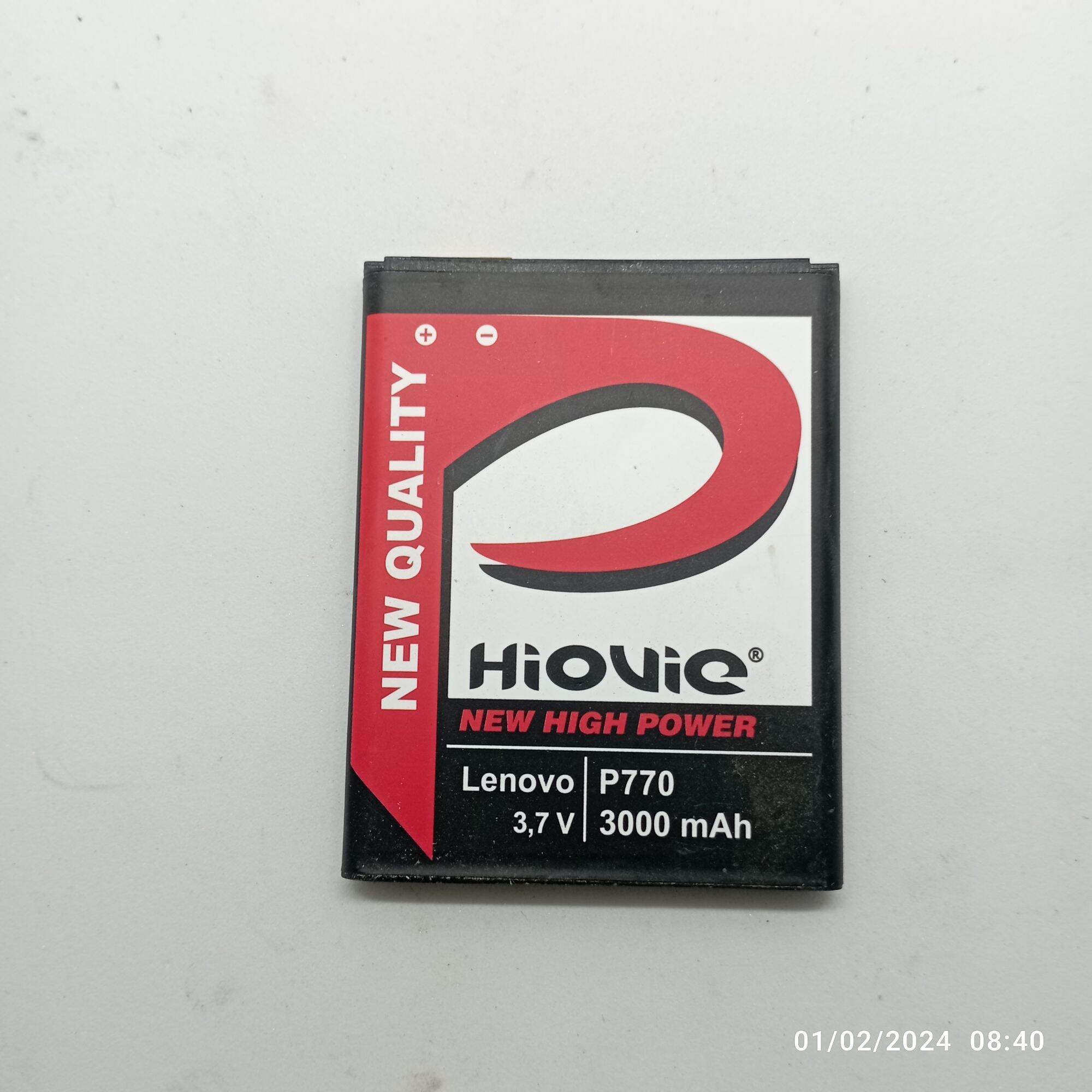 Baterai Battry HIOVIE Lenovo P770 Orie Setara Double Power